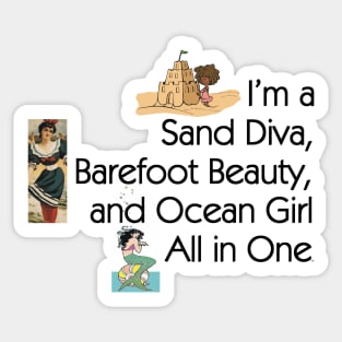 Sand Diva Sticker